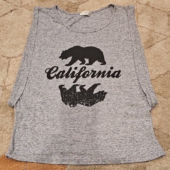 Mary Jane California Bear Tee Crop Relaxed - Picture 1 of 1